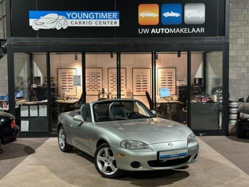 Mazda MX-5 1.6i 16v NBFL Silver Blues | Leder | Garantie, Auto's, Mazda, Bedrijf, Te koop, MX-5, ABS, Airbags, Bluetooth, Centrale vergrendeling