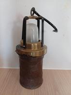 Oude mijnwerkerslamp, Antiek en Kunst, Ophalen of Verzenden