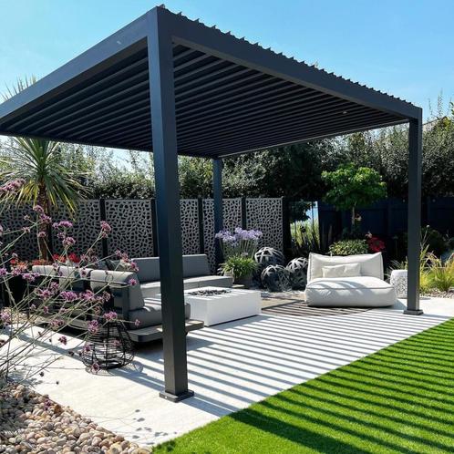 SUNS Rota lamellen overkapping 300x300 UITVERKOOP, Tuin en Terras, Overkappingen, Nieuw, Veranda, Ophalen of Verzenden
