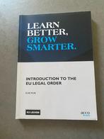 Introduction to the EU legal order, Boeken, Studieboeken en Cursussen, Ophalen, Gelezen, Hoger Onderwijs