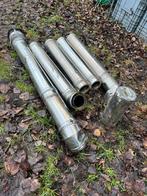 Dubbelwandige inox buis, Huis en Inrichting, Ophalen, Gebruikt, Overige brandstoffen, Pelletkachel