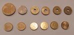 Spaanse pesetas (setje van 12 munten), Postzegels en Munten, Setje, Ophalen of Verzenden