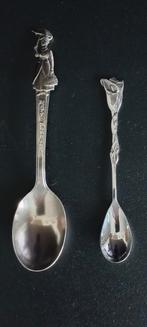 2 lepeltjes verzilverd., Ophalen of Verzenden