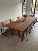 Houten eettafel 270x100, Huis en Inrichting, Tafels | Eettafels, Ophalen, 200 cm of meer, 50 tot 100 cm, Zo goed als nieuw