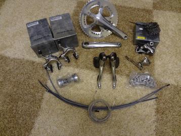 Nieuw Dura Ace 7800 10 sp groep set (crankstel 52-39 175mm) beschikbaar voor biedingen