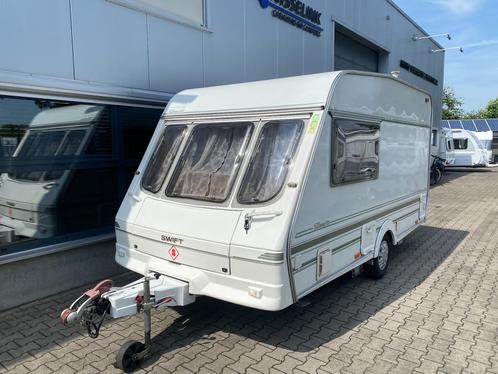 Sprite 390 Silhouette, Caravans en Kamperen, Caravans, Bedrijf, tot en met 2, Overige, Swift, 2 aparte bedden, tot 4 meter, Kachel