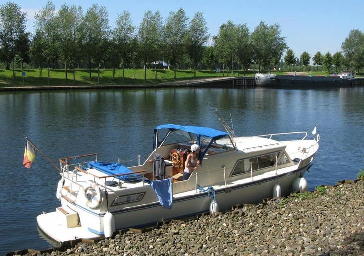 Plezierjacht 10.5m, Watersport en Boten, Motorboten en Motorjachten, Staal, 9 tot 12 meter, Diesel, Binnenboordmotor, 50 pk of meer