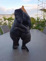 Houten beeldje olifanten, Antiek en Kunst, Ophalen