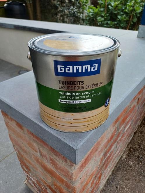 Nieuwe transparante beits 2,5l + gratis geopende pot 0,75 l, Doe-het-zelf en Bouw, Verf, Beits en Lak, Nieuw, Beits, Ophalen