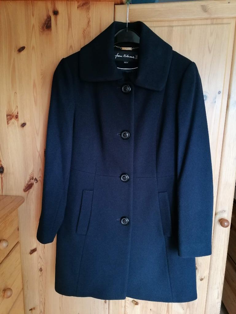 Donkerblauwe jas, Kleding | Dames, Jassen | Winter, Zo goed als nieuw, Maat 42/44 (L), Blauw, Ophalen of Verzenden