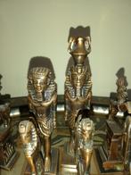 Schaakbord: groot Egyptisch Koper en brons 7kg, Ophalen, Nieuw, Schaken