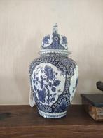 Vaas en borden delfts blauw, Antiek en Kunst, Ophalen