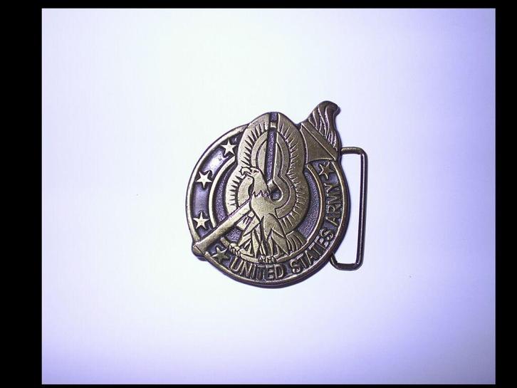 Boucle de ceinture commémorative US ARMY - neuve., Vêtements | Hommes, Ceintures, Neuf, Boucle ou Attache amovible, Enlèvement ou Envoi