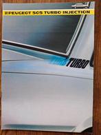 PEUGEOT 505 TURBO INJECTION   1984, Boeken, Auto's | Folders en Tijdschriften, Ophalen of Verzenden, Nieuw, Peugeot