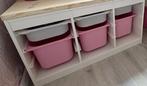 Meuble de rangement avec bacs IKEA, Enfants & Bébés, Comme neuf, 75 à 100 cm, Enlèvement, Moins de 90 cm