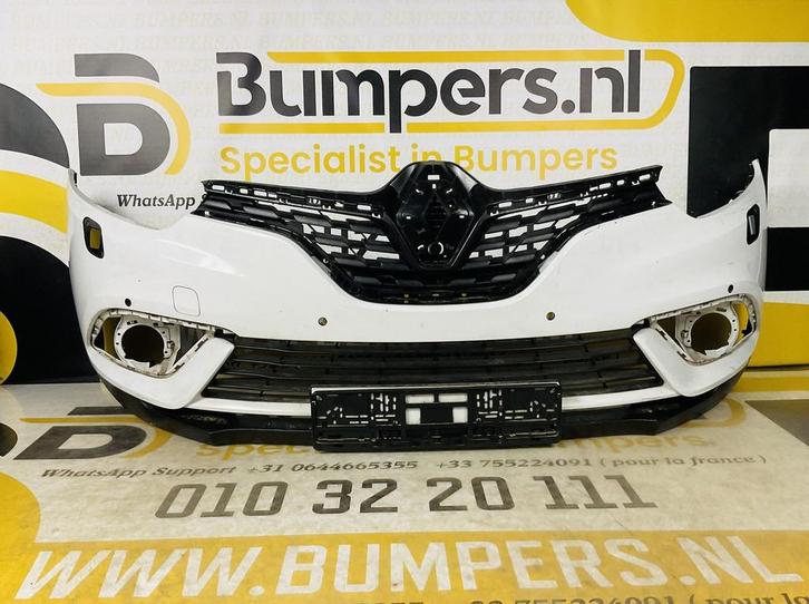 BUMPER Renault Scenic 4 + Grill VOORBUMPER 2-F6-6366z, Auto-onderdelen, Carrosserie, Bumper, Voor, Gebruikt, 6 maanden garantie