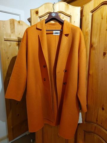 Mantel wol oranje