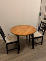 eettafel met 2 stoelen, Huis en Inrichting, Ophalen, Zo goed als nieuw