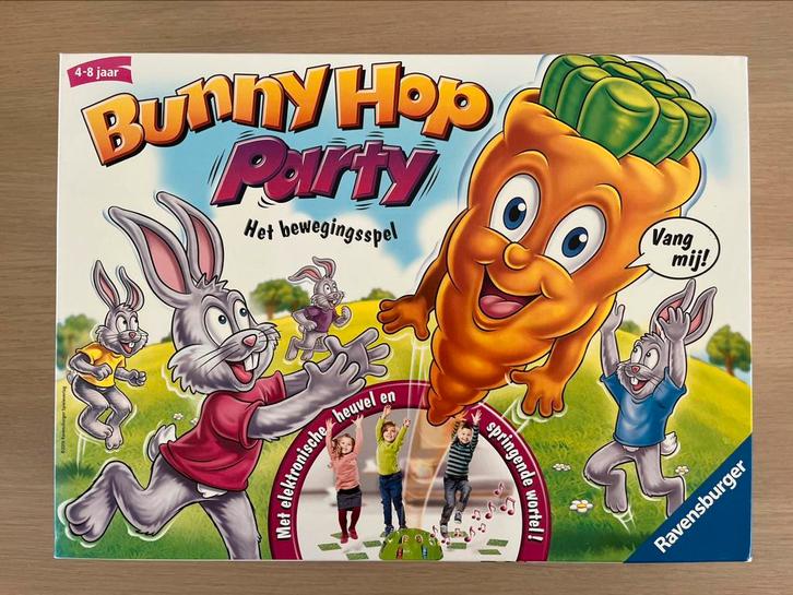 Ravensburger - Bunny Hop Party, Hobby en Vrije tijd, Gezelschapsspellen | Overige, Zo goed als nieuw, Ophalen of Verzenden