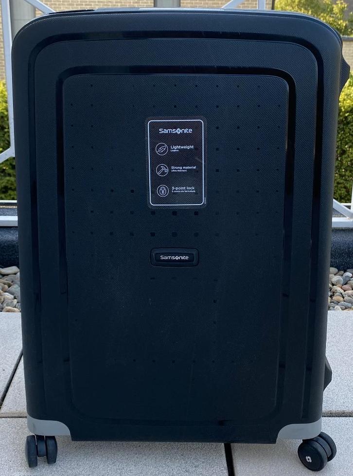 Chariot Samsonite 69 cm - Noir - léger, robuste et spacieux, Bijoux, Sacs & Beauté, Valises, Utilisé, Enlèvement