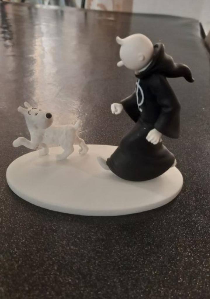 9 NIEUWE zwart-witte beeldjes van Hergé Moulinsart, Verzamelen, Beelden en Beeldjes, Nieuw, Overige typen, Ophalen of Verzenden