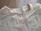 Vintage licht gele zomer blouse, Kleding | Dames, Vintage, Verzenden, Maat 38/40 (M), Geel