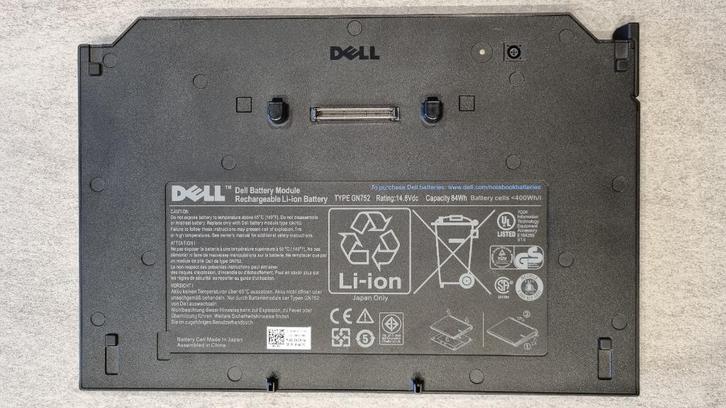 DELL Li-ion Battery Module GN752 84Wh for notebooks, Computers en Software, Accu's en Batterijen, Zo goed als nieuw, Ophalen of Verzenden