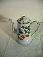 Antieke witte emaillen koffiepot, Enlèvement ou Envoi