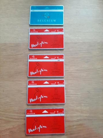 Belgacom Telekaarten Modigliani Expo Brugge 1994 (5 stuks)
 beschikbaar voor biedingen