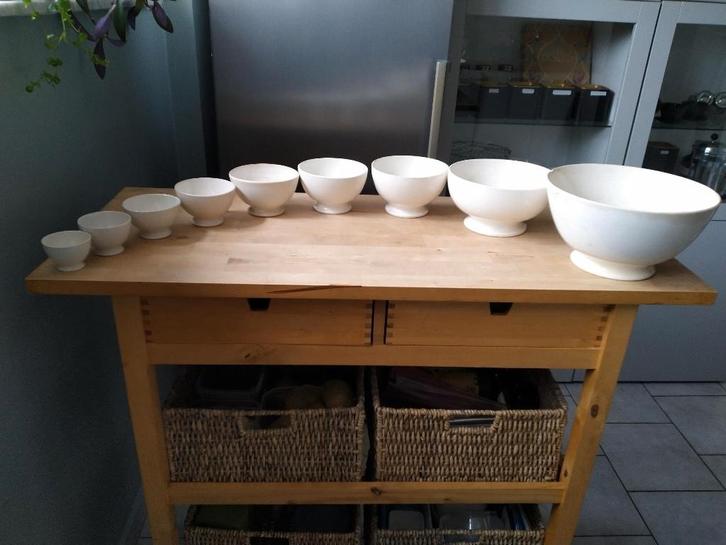 collectie kommen van klein naar groot - Boch ed., Antiek en Kunst, Antiek | Keramiek en Aardewerk, Ophalen of Verzenden