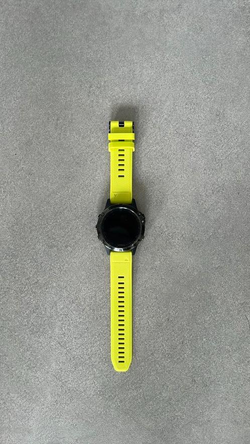 Garmin Fenix 5 Sapphire, Handtassen en Accessoires, Smartwatches, Zo goed als nieuw, Afstand, Calorieverbanding, Conditie, GPS