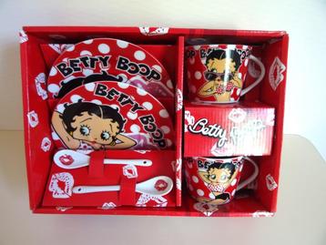 Betty Boop koffie voor 2. Vintage, collector, nooit gebruikt beschikbaar voor biedingen