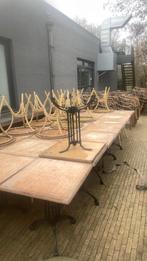 terras tafels, Ophalen