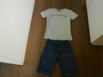 jongen 14 jaar Tommy Hilfiger/JBC T-shirt/Short, Kinderen en Baby's, Kinderkleding | Maat 164, Gebruikt, Ophalen of Verzenden