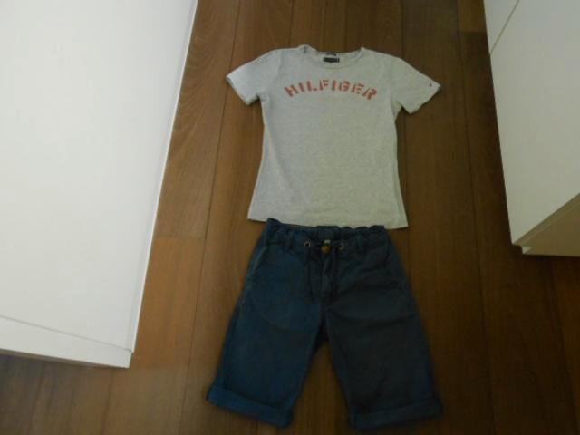 jongen 14 jaar Tommy Hilfiger/JBC T-shirt/Short, Kinderen en Baby's, Kinderkleding | Maat 164, Gebruikt, Jongen, Shirt of Longsleeve