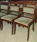 6 Heldense mahonie eetkamer stoelen, Huis en Inrichting, Ophalen, Hout, Gebruikt, Overige kleuren