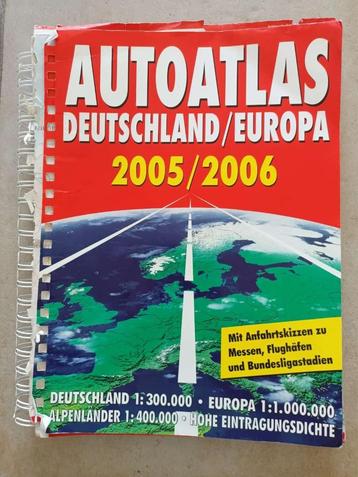 Wegenatlas Duitsland  en Alpenlanden 2005/2006 beschikbaar voor biedingen