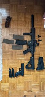 Airsoft set - M4, pistool, pantser set, magazijnen, Sport en Fitness, Schietsport-accessoires, Ophalen, Gebruikt