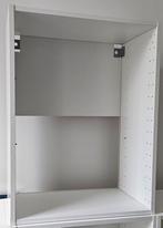 Witte hangkast keuken Ikea Metod H80xB60xD37, Ophalen, Gebruikt, Wit, 50 tot 100 cm