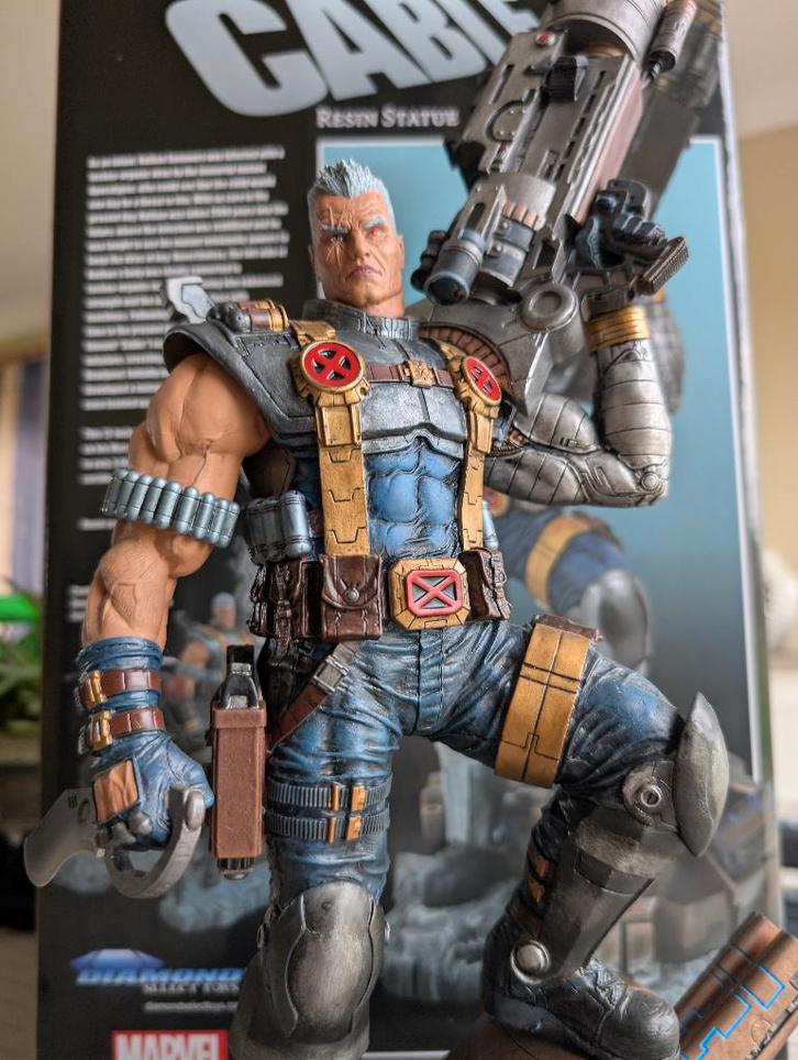 Cable statue premier collection Diamond Select, Collections, Statues & Figurines, Enlèvement ou Envoi