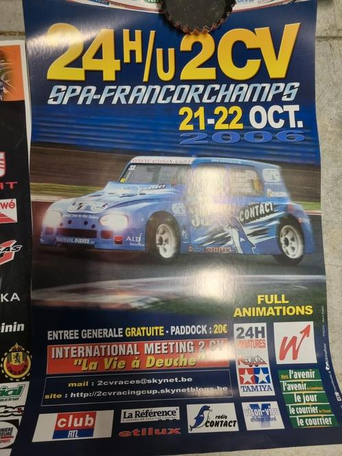 Diverses affiches circuit spa francorchamps, Collections, Posters & Affiches, Comme neuf, Enlèvement ou Envoi