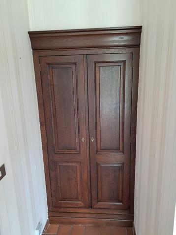 Placard en chêne, Enlèvement, Comme neuf, Chêne, Avec porte(s)