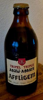 Volle 0,33 Ltr Tripel Abdij Affligembier uit 1986, Ophalen of Verzenden, Zo goed als nieuw, Flesje(s), Overige merken