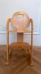 Kinderstoel hout, Kinderen en Baby's, Kinderstoelen, Ophalen, Gebruikt, Aanschuifbaar