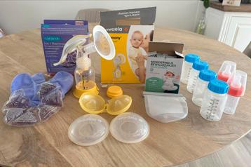 Kolfset Medela + kolfmateriaal, Enlèvement ou Envoi, Comme neuf