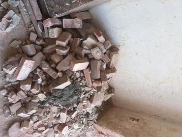 bakstenen gratis, Doe-het-zelf en Bouw, Metselstenen, Ophalen, Bakstenen