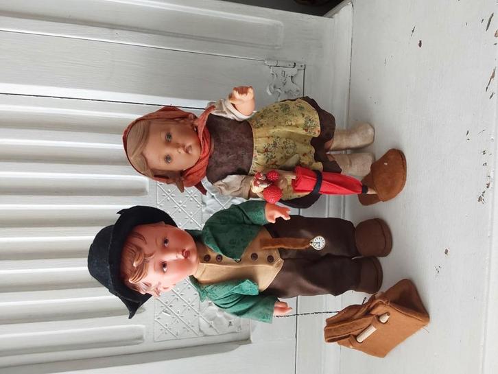 vintage hummel -goebel vinyl poppen, Antiek en Kunst, Antiek | Speelgoed, Ophalen of Verzenden