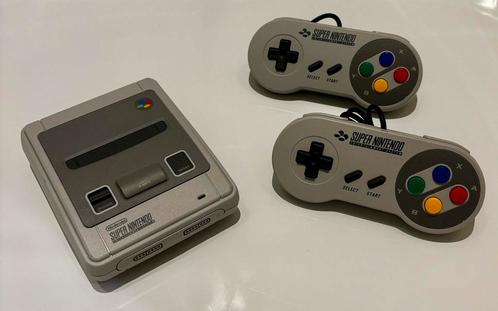 ‼️Super Nintendo (SNES mini)‼️, Games en Spelcomputers, Spelcomputers | Nintendo Super NES, Zo goed als nieuw, Met 2 controllers