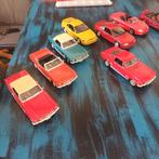 FORD MUSTANG 8 STUKS SCHAAL 1:18 + emblemen PERFECTE STAAT, Verzenden, Zo goed als nieuw, Auto