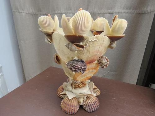 Vase coquillage Vintage Sea Shell Art, Antiquités & Art, Curiosités & Brocante, Enlèvement ou Envoi